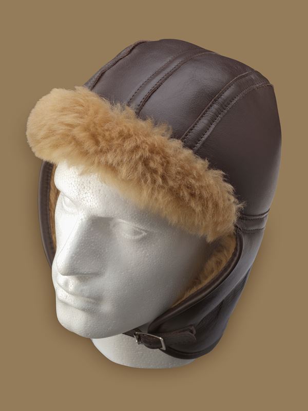 Sheepskin Millia Motoring Helmet